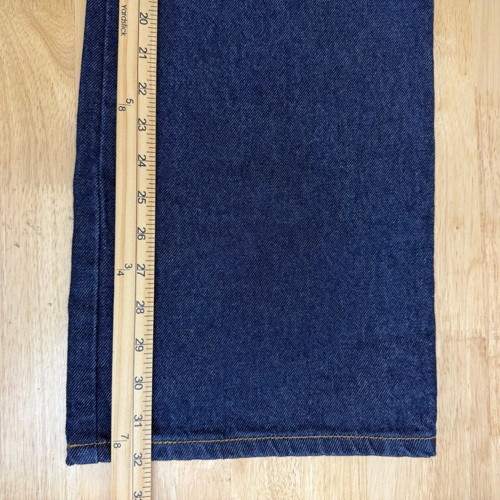 Vintage Levi's 517 BOOTCUT Jeans Mens 40x32 Cotton Dark Wash Indigo Blue Denim